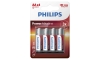 Philips LR6P4B/10 - 4 ks Alkalická batéria AA POWER ALKALINE 1,5V